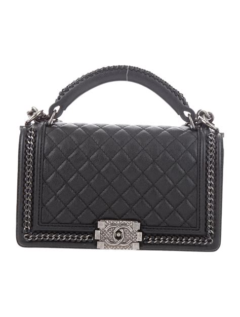 chanel boy bag with chain detail|chanel boy bag for sale.